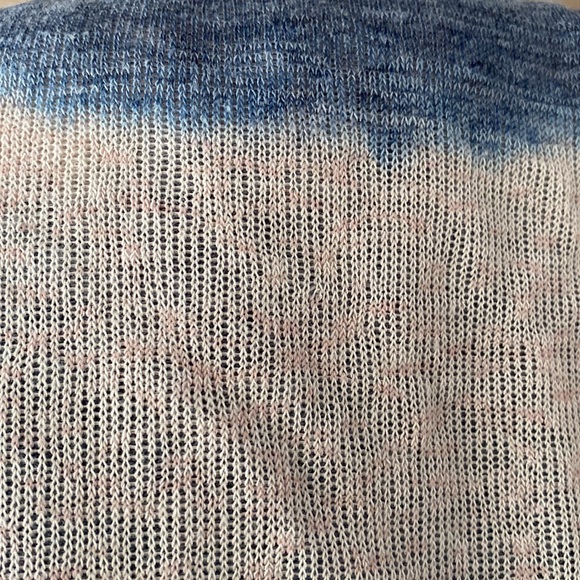 Anthropologie Eri & Ali size small beach swim swimsuit cover up blue beige pink - Picture 8 of 9